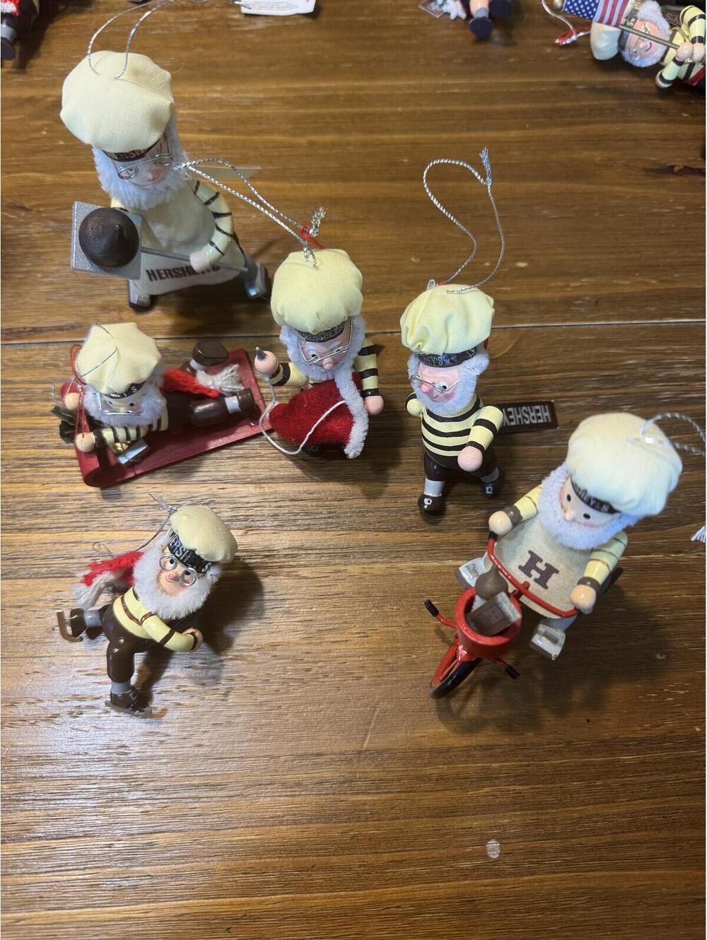 Lot of 1990s Hershey’s Kurt Adler Sled, Tricycle One Minor Flaw